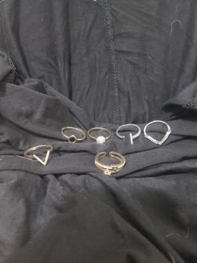 torrid Mixed Gold and Silver Stackable Ring Set